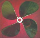 93-14 Michigan Wheel 18 X 20 Inboard Propeller Left Hand Nibral 4 Blade Cupped 1 2 Shaft