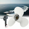 3-8x12-g Ab-y-11 Zxmt Marine Boat Motor Propeller For Yamaha Outboard Splines White