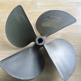 3077 Acme Marine 17 X 15.5 4 Blade Inboard Propeller Left Hand Nibral 1 1/4 Bore