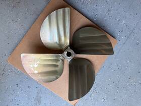 3145 Acme Marine 16 X 13 4 Blade Inboard Propeller Left Hand Nibral 1 1/8 Inch Bore