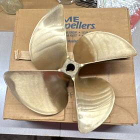 537-1161 Acme Marine 13.5 X 16 537 4 Blade Inboard Propeller Left Hand Nibral Cupped 1 1/8 Inch
