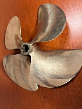 Acme523461 Acme Marine Beautiful Bronze Boat Propeller From 2018 Malibu 15x15.5