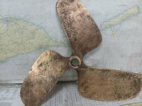 16rh16-1.25 Bauman Boatersft Resale Shop Of Tx 2504 2272.05 3 Blade 16rh16 Prop - 1.25 Inch Shaft