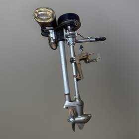 F228369 British Seagull 40 Outboard Motor Short Shaft Restored 1965-67