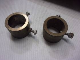 00rc150 Buck Algonquin Bronze Rudder Shaft Collar Standoff 1-1/2 Inch Id Pair