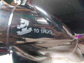 K-20240509-580 Captain Outboard Propeller 10 1/4x9 For Suzuki 25-30hp Tooth Aluminum