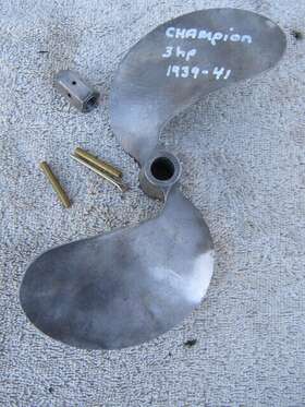 1e126 Champion Antique Outboard Motor Propeller S1g D1g 1939-41 1e 126 3hp 1/2 Inch Bore
