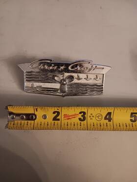 44-30341 Chris Craft 04. Vintage Propeller Emblem Used