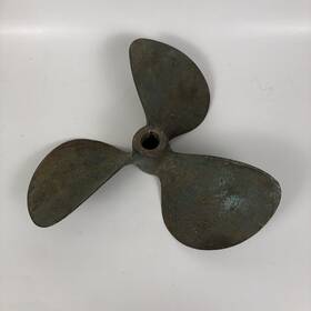 Columbian D12 P14 3 Blade Solid Brass 11 Inch Circumference Boat Ship Propeller R