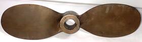 D13p8r Columbian Vintage 2 Blade Brass Propeller Nautical