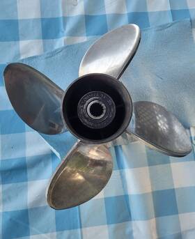 Cyclone 177000 Left Stainless Steel Propeller 14 1/8 X 23