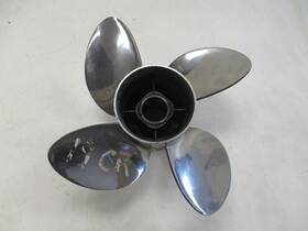 763943 Cyclone Tbx Evinrude Johnson Propeller 14 1/8 Inch X 19 Lh Stainless Boat