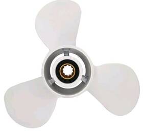 X003q6smub Dlnig For Yamaha 9-7/8 Inch X9 Aluminum Outboard Propeller 20-30hp 10 Spline Tooth Read