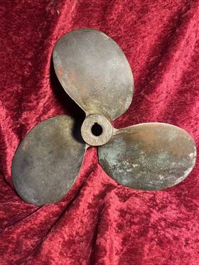 14586 Dyna-jet 11rh8 Michigan 3 Blade Prop Bronze # 11 Rh8 Boat Propeller Vintage