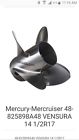 Ele4r17 Mercury Four Blade Stainless Steel Propeller Prop For Mercruiser Drives