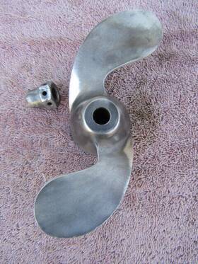 571-58301 Elgin 18265 Antique Outboard Motor Used Propeller 1 1/4hp 1946-51 #