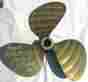 Equi-poise Michigan Wheel Federal Boat Propeller Bronze 26 Lh 24 3 Blade 2.5 Bore