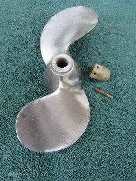 60-70s Eska 46006 Wizard Sea King Ted Williams Antique Outboard Propeller 5hp #