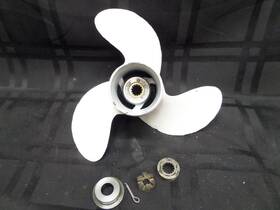 0318968 Evinrude 1978 9.9 15hp 10824m Aluminum Propeller 9.5 Inch X 10p Outboard Boat Motor