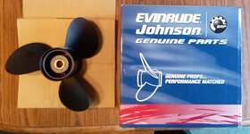 0743462 Evinrude New Johnson Outboard Boat Motor Prop 3 Blade Propeller - 12x17