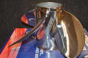 0763968 Evinrude /johnson Rouge V4 Stainless Prop New