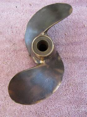 101308 Evinrude Elto Antique Outboard Motor 1932-33 Bronze Propeller Sportwin Fisherman