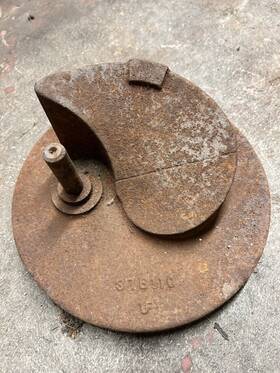 376110 Evinrude Propellor Straightening Fixture Johnson Rare Antique