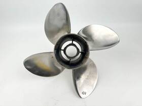 763941 Evinrude Johnson Cyclone Stainless Steel Prop Propeller 14 1/8 Inch X 18p Counter Lh