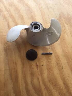 Evinrude 8x71/4 Johnson 6 Hp Propeller. 8 X 7 1/4