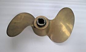 Ajc-487 Evinrude Ajc487 Johnson 12 X 16 Bronze Propeller 80 Hp 2-blade Pin Drive