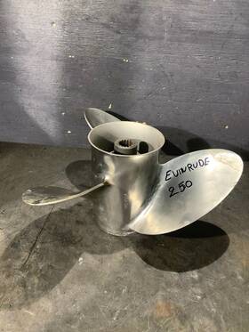 Felu-50 Evinrude 250 Stainless Steel 3-blade Propeller