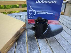 0778610 Evinrude Johnson Aluminum Propeller 11.6 X 14 Rh Marine Boat