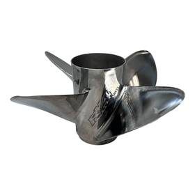 177362 Evinrude Johnson 4 X 14 22p Rx4 Stainless Steel Propeller - Rh