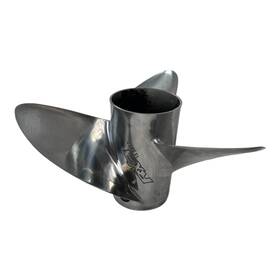 177371 Evinrude Johnson 3 X 15 1/2 17 Rx3 Stainless Steel Propeller - Lh