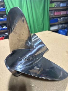 177372 Evinrude Johnson Rx3 Propeller Lh 3 Blade 15 1/2 Inch X 19 P Marine Boat