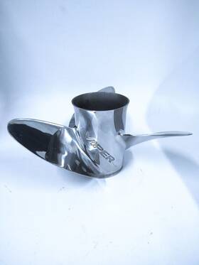 763913 Evinrude Johnson 3 X 14 3/4 16 Stainless Steel Viper Propeller - Lh