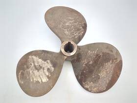 22x20p Federal Mf 22 Inch X 20p Vintage 3-blade 2 Taper Right Hand Bronze Propeller Prop