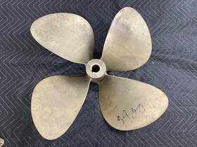 24rh23 Federal 63315 Equi-quad 4 Blade Brass Prop 1 1/2 Ni Bral Cup G1275 G3900