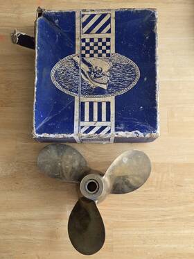 Amc-261 Federal Old Amc 261 Bronze Boat Prop 3 Blade Michigan Wheel Marine Propeller 8 Inch