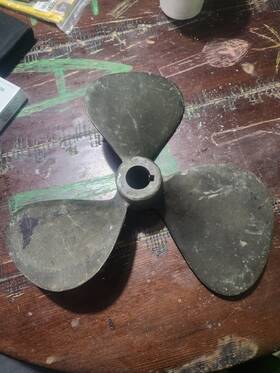N909 Federal Ni-bral Prop Grand Rapids Michigan 3-blade 13x15 Cupbed Edge 1 Inch 4.5 Pitch