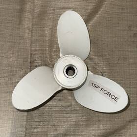 519265 Force Chrysler 13 Inch X 19p Aluminum 85-140hp Propeller 15 Spline Hub