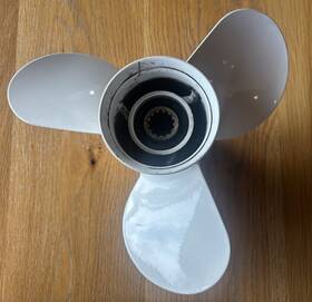 Ymh-a-11x15-g Gangplank Boat Engine Marine Aluminum Alloy Propeller For Yamaha Honda Mercury 11x15-g