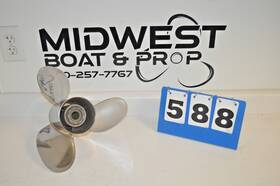 08m60-zw7-a70 Honda Used Oem Genuine 13.25 X 20 Rh Stainless Steel Propeller