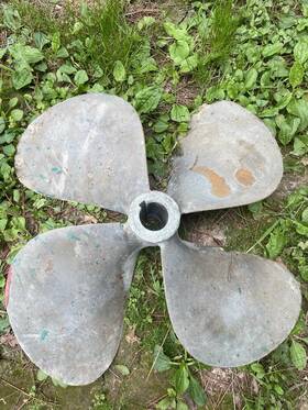 914499 Hy Torq Propeller 22 Inch X 26 1.75 Left Hand 4 Blade Cupped Nibral
