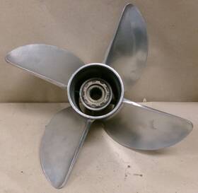 Hc-cl24ro Hydro Motive Used 15 1/2 X 24 Stainless 4-bldae Propeller Part #