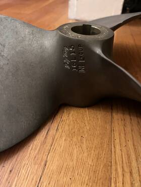 Ca753 Hytorq Boat Marine Propeller 16l 15 Ni L-cup