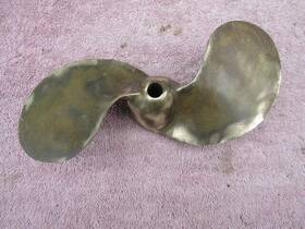 13-623 Johnson Antique Outboard Motor Bronze Propeller 1926-28 2hp Ab25 Salt Water Mode