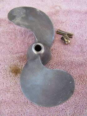 41-279 Johnson Antique Outboard Motor Propeller 1937-40 5hp Dt37 Dt38 Dt39 Dt10 At39