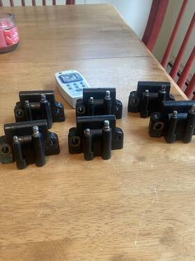582508-02gv-0a Johnson Ignition Coil Set Of 6 1997 Ocean Runner 200