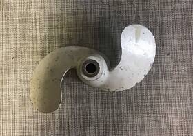 76968 Johnson Evinrude Prop 8x7 1/4 2 Blade 6-15hp Freshwater